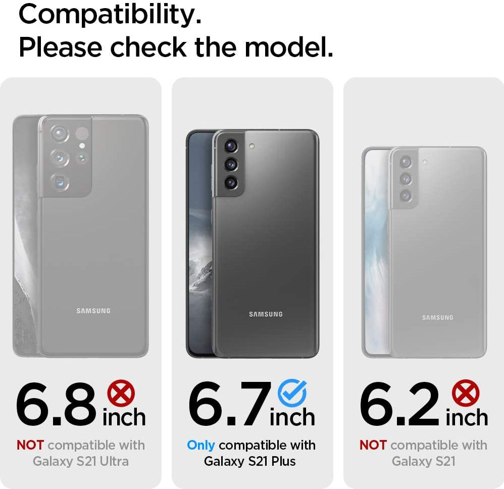 Spigen Ultra Hybrid Samsung Galaxy S21 Plus Hoesje Zwart afbeelding 12