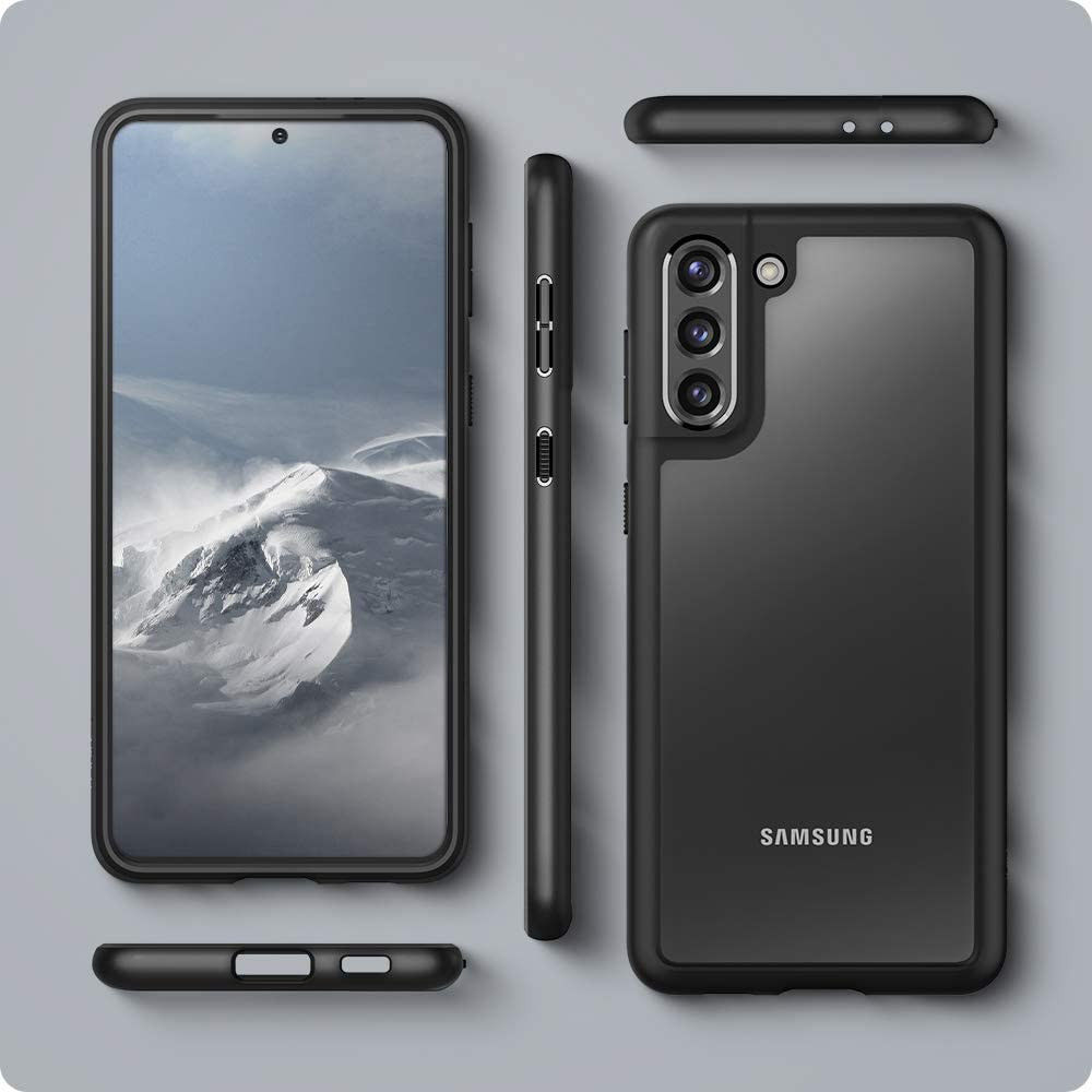 Spigen Ultra Hybrid Samsung Galaxy S21 Plus Hoesje Zwart afbeelding 4