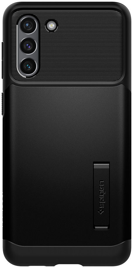 Spigen Slim Armor Samsung Galaxy S21 Plus Hoesje Zwart afbeelding 2