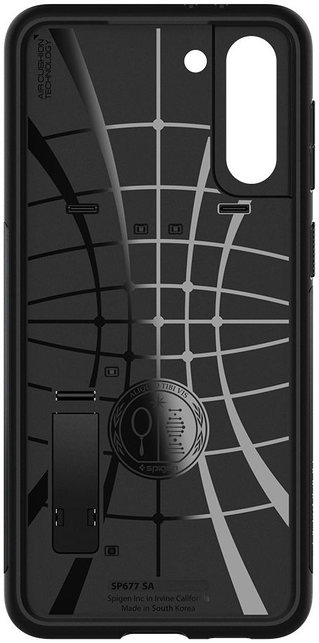 Spigen Slim Armor Samsung Galaxy S21 Plus Hoesje Zwart afbeelding 4
