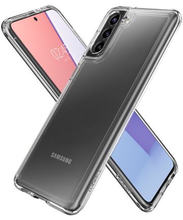 Spigen Crystal Hybrid Samsung Galaxy S21 Plus Hoesje Transparant Hoesjes