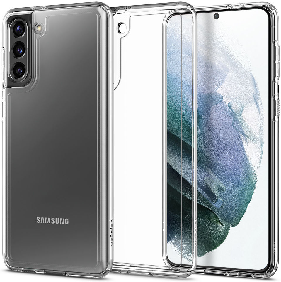Spigen Crystal Hybrid Samsung Galaxy S21 Plus Hoesje Transparant afbeelding 3