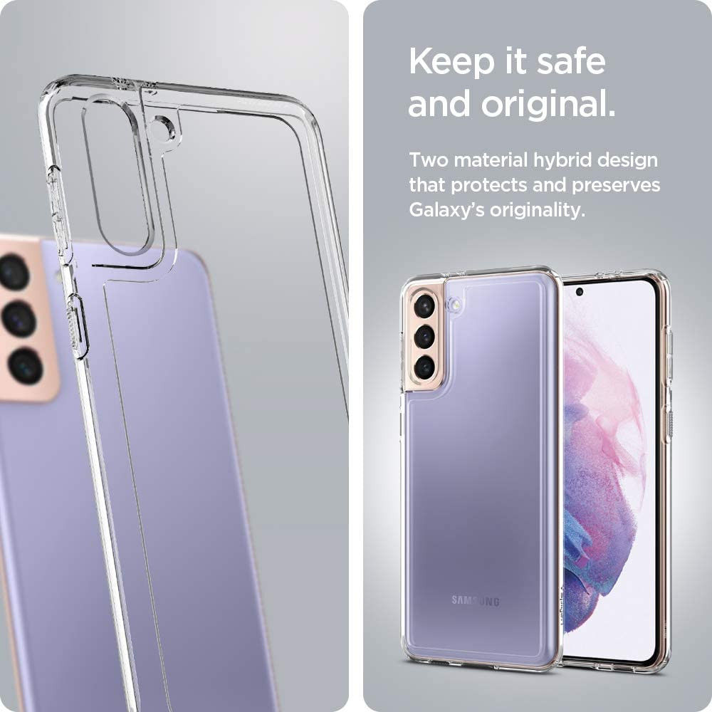 Spigen Crystal Hybrid Samsung Galaxy S21 Plus Hoesje Transparant afbeelding 6