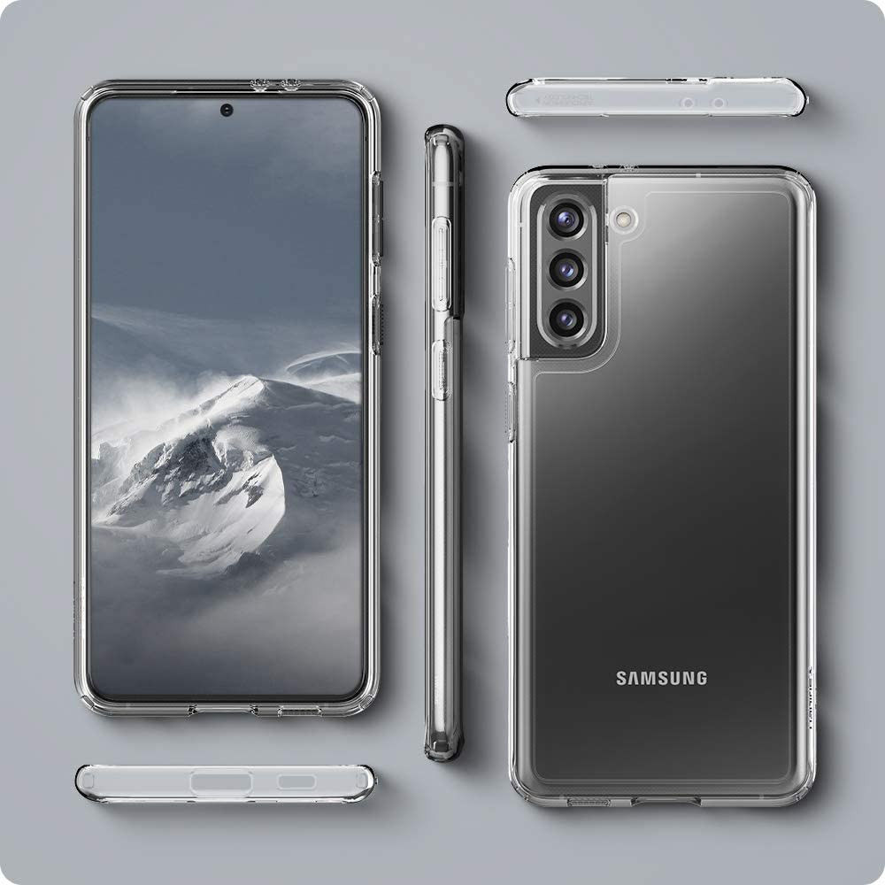 Spigen Ultra Hybrid Samsung Galaxy S21 Hoesje Transparant afbeelding 7