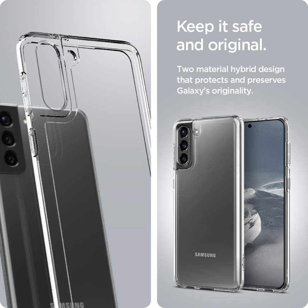Spigen Ultra Hybrid Samsung Galaxy S21 Hoesje Transparant afbeelding 4