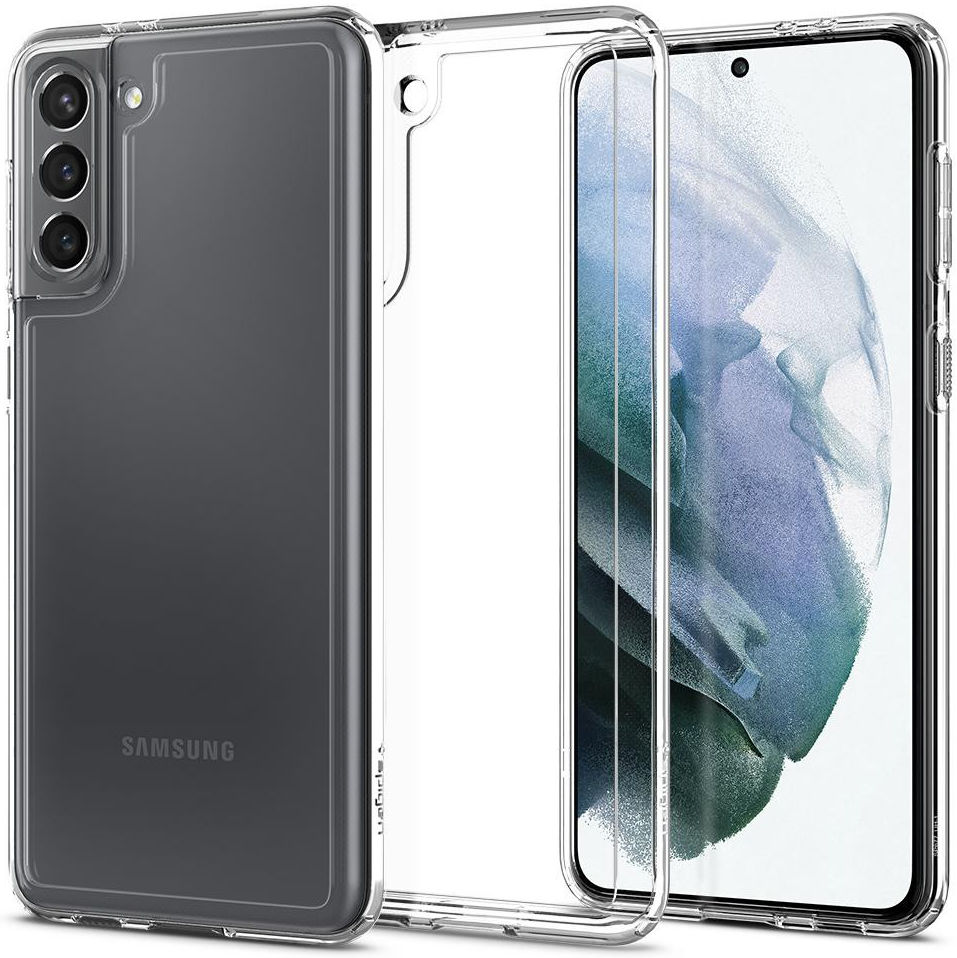 Spigen Ultra Hybrid Samsung Galaxy S21 Hoesje Transparant afbeelding 1