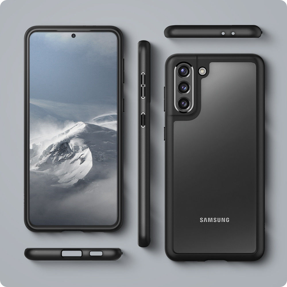 Spigen Ultra Hybrid Samsung Galaxy S21 Hoesje Zwart afbeelding 9