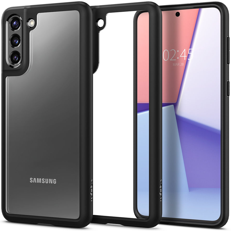 Spigen Ultra Hybrid Samsung Galaxy S21 Hoesje Zwart afbeelding 12