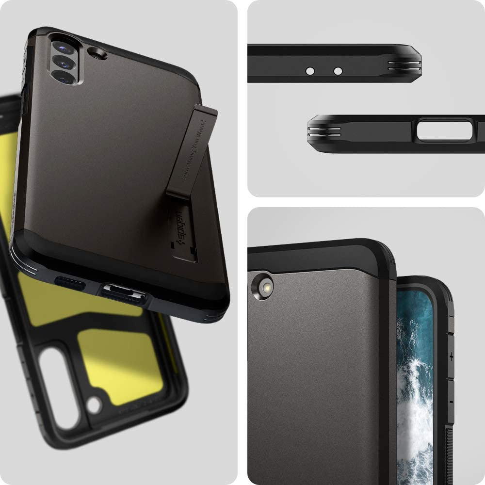 Spigen Tough Armor Samsung Galaxy S21 Hoesje Gunmetal afbeelding 5