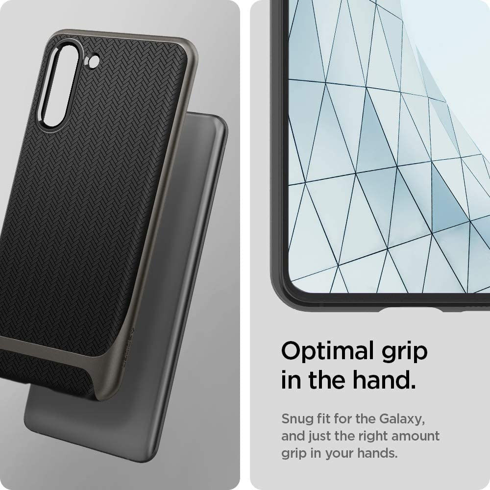 Spigen Neo Hybrid Samsung Galaxy S21 Hoesje Gunmetal afbeelding 5