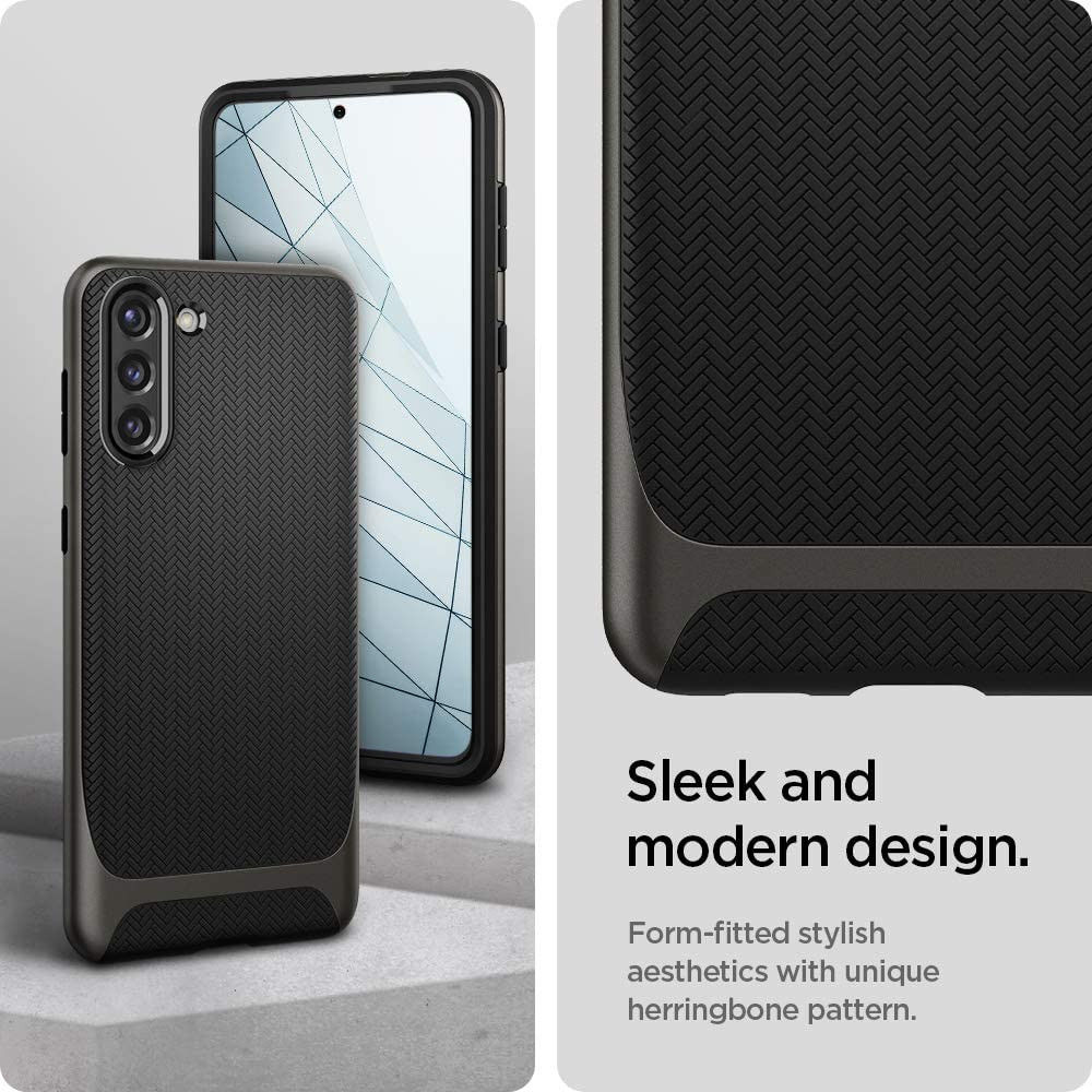 Spigen Neo Hybrid Samsung Galaxy S21 Hoesje Gunmetal afbeelding 8