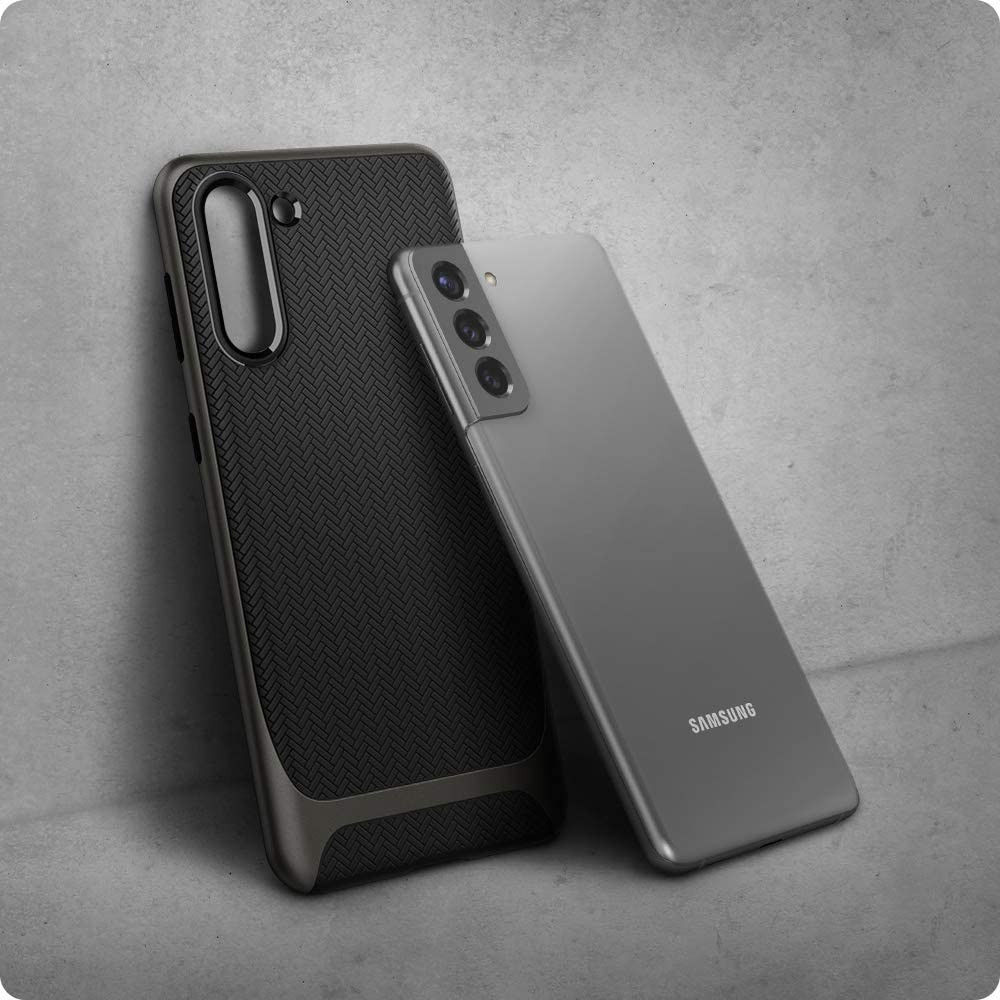Spigen Neo Hybrid Samsung Galaxy S21 Hoesje Gunmetal afbeelding 9
