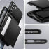 Spigen Slim Armor CS Samsung Galaxy S21 Hoesje Zwart afbeelding 3