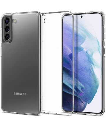Spigen Crystal Flex Samsung Galaxy S21 Hoesje Transparant Hoesjes