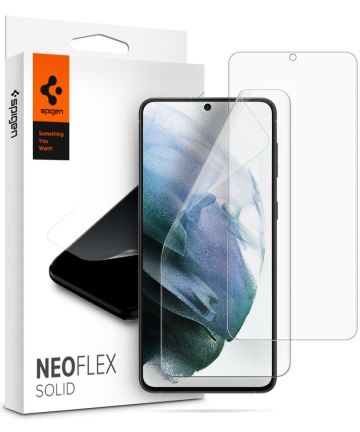 Spigen Neo Flex Solid Samsung Galaxy S21 Plus Screenprotector (2-Pack) Screen Protectors