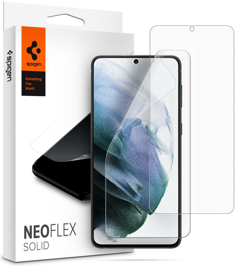 Spigen Neo Flex Solid Samsung Galaxy S21 Plus Screenprotector (2-Pack) afbeelding 1
