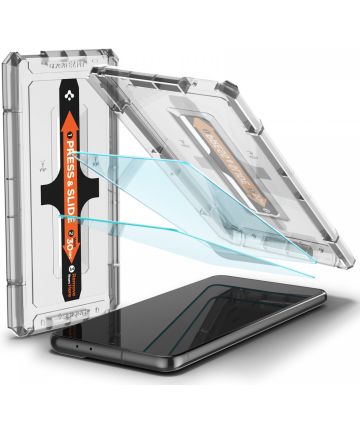 Spigen EZ Fit Glas.tR Samsung Galaxy S21 Plus Screenprotector (2-Pack) Screen Protectors