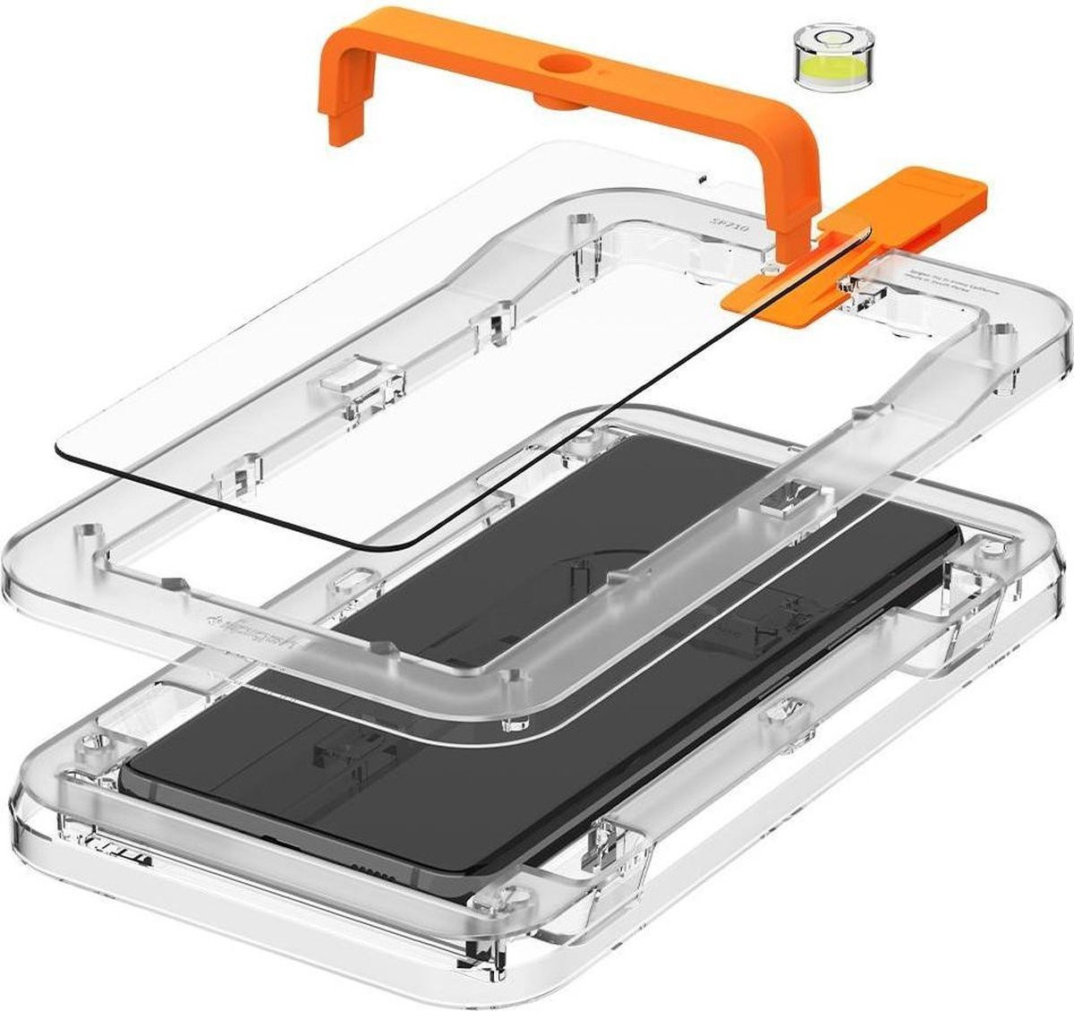 Spigen Glas.tR Platinum HD Samsung S21 Ultra Screen Protector (2-Pack) afbeelding 12
