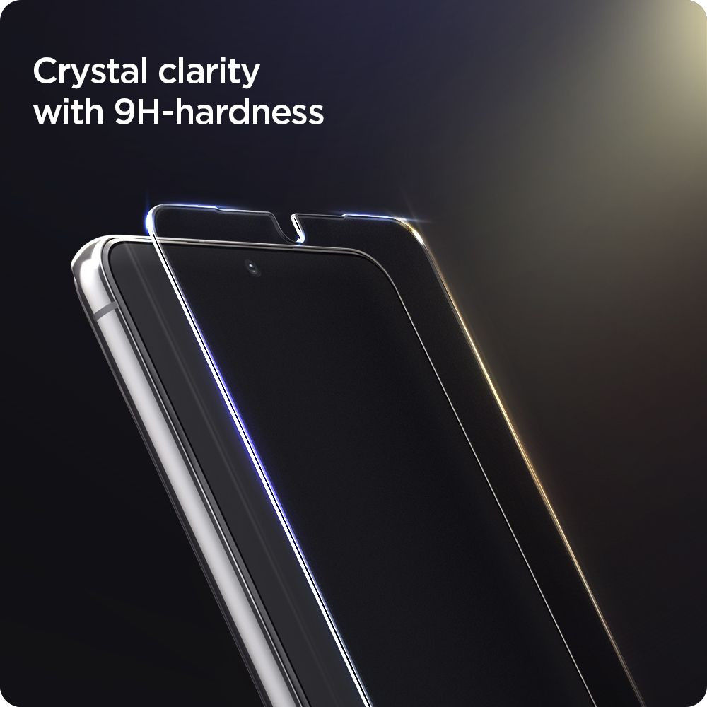 Spigen Glas.tR Platinum HD Samsung S21 Ultra Screen Protector (2-Pack) afbeelding 5