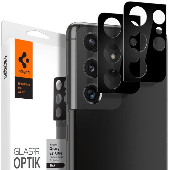 Spigen Optik Samsung Galaxy S21 Ultra Camera Lens Protector 2 Pack Gsmpunt Nl