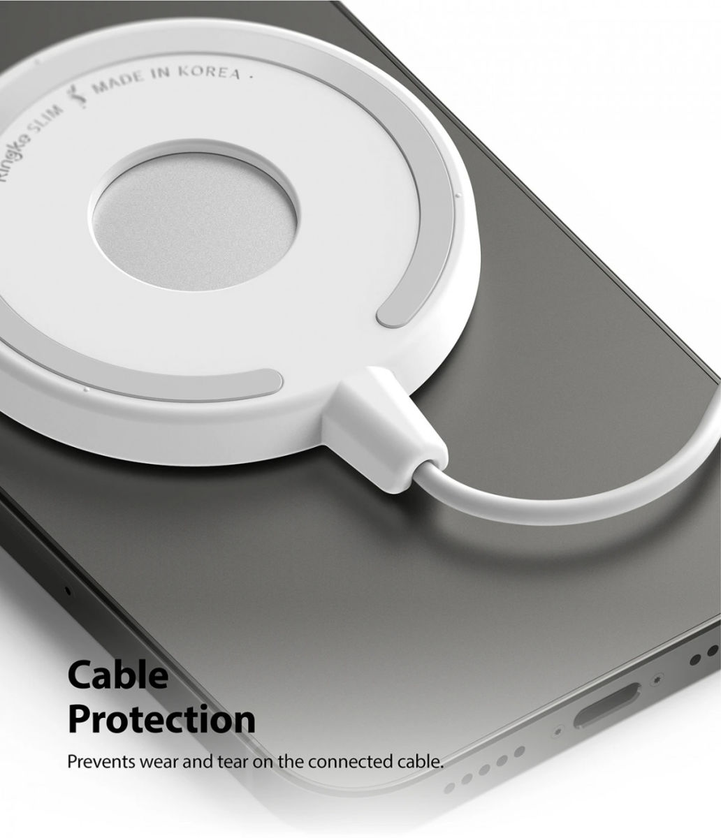 Ringke Apple MagSafe Beschermer voor Apple MagSafe Wit afbeelding 8