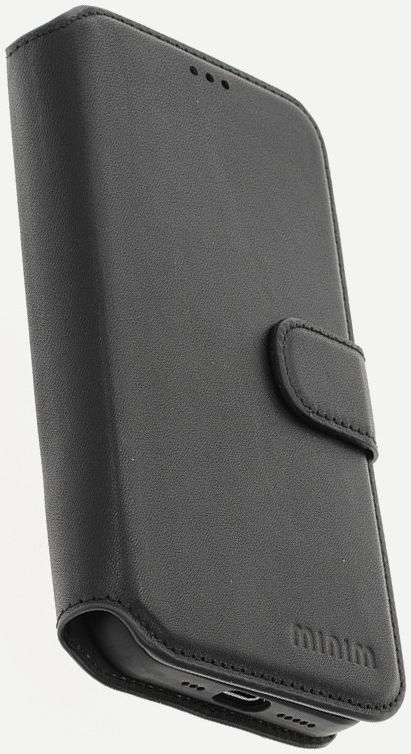 Minim 2-in-1 iPhone 12/12 Pro Hoesje Book Case en Back Cover Zwart afbeelding 14