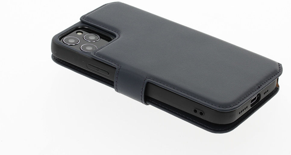 Minim 2-in-1 iPhone 12/12 Pro Hoesje Book Case en Back Cover Blauw afbeelding 13