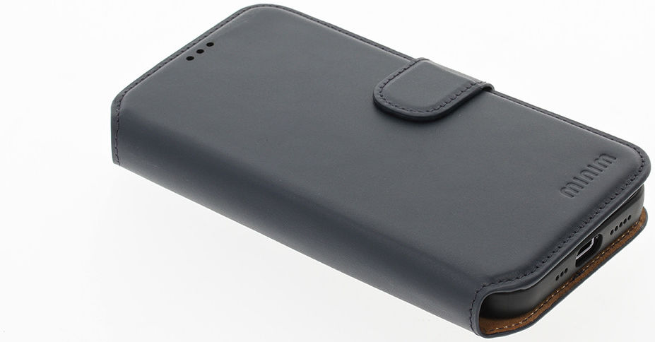 Minim 2-in-1 iPhone 12/12 Pro Hoesje Book Case en Back Cover Blauw afbeelding 14