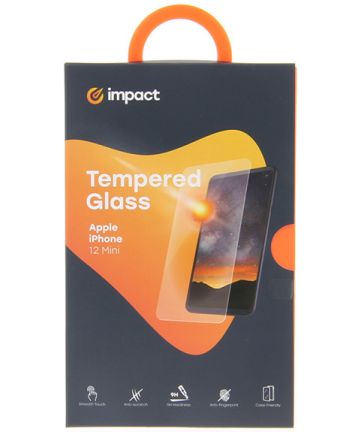 Impact Apple iPhone 12 Mini Screenprotector Glass met Montageframe Screen Protectors