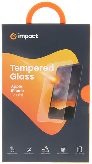 Impact Apple iPhone 12 Mini Screenprotector Glass met Montageframe afbeelding 1