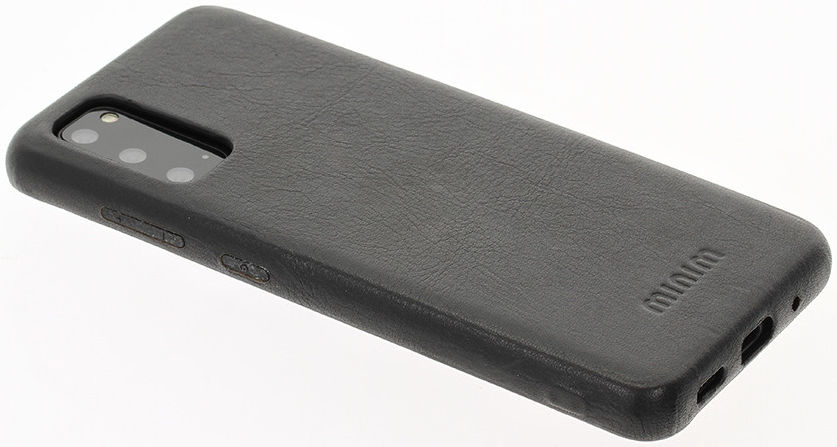 Minim Samsung Galaxy S20 Hoesje Back Cover Hoesje Zwart afbeelding 2