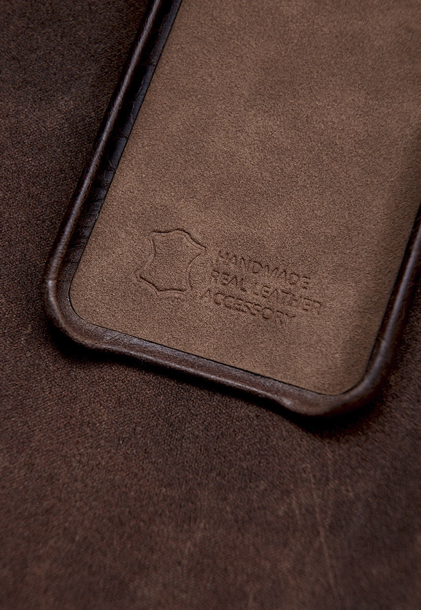 Minim Samsung Galaxy S20 Hoesje Back Cover Hoesje Bruin afbeelding 3