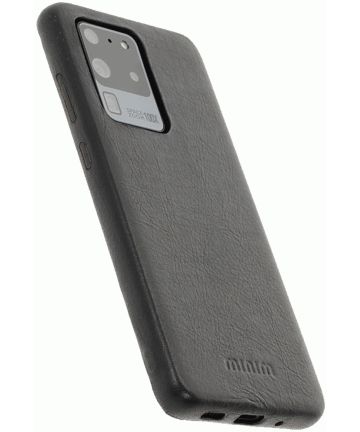 Minim Samsung Galaxy S20 Ultra Hoesje Back Cover Hoesje Zwart Hoesjes
