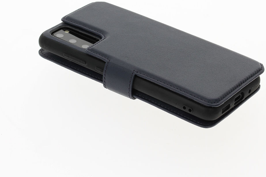 Minim 2-in-1 Samsung Galaxy S20 Hoesje Book Case en Back Cover Blauw afbeelding 3