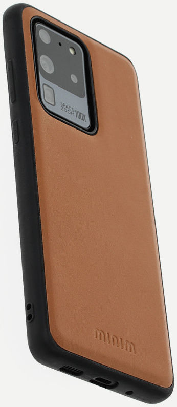 Minim 2-in-1 Samsung S20 Ultra Hoesje Book Case en Back Cover Bruin afbeelding 11