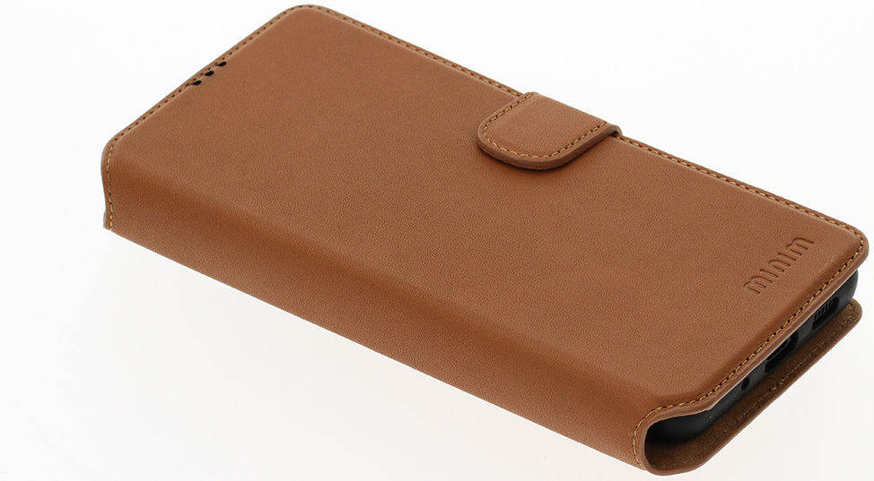 Minim 2-in-1 Samsung S20 Ultra Hoesje Book Case en Back Cover Bruin afbeelding 3