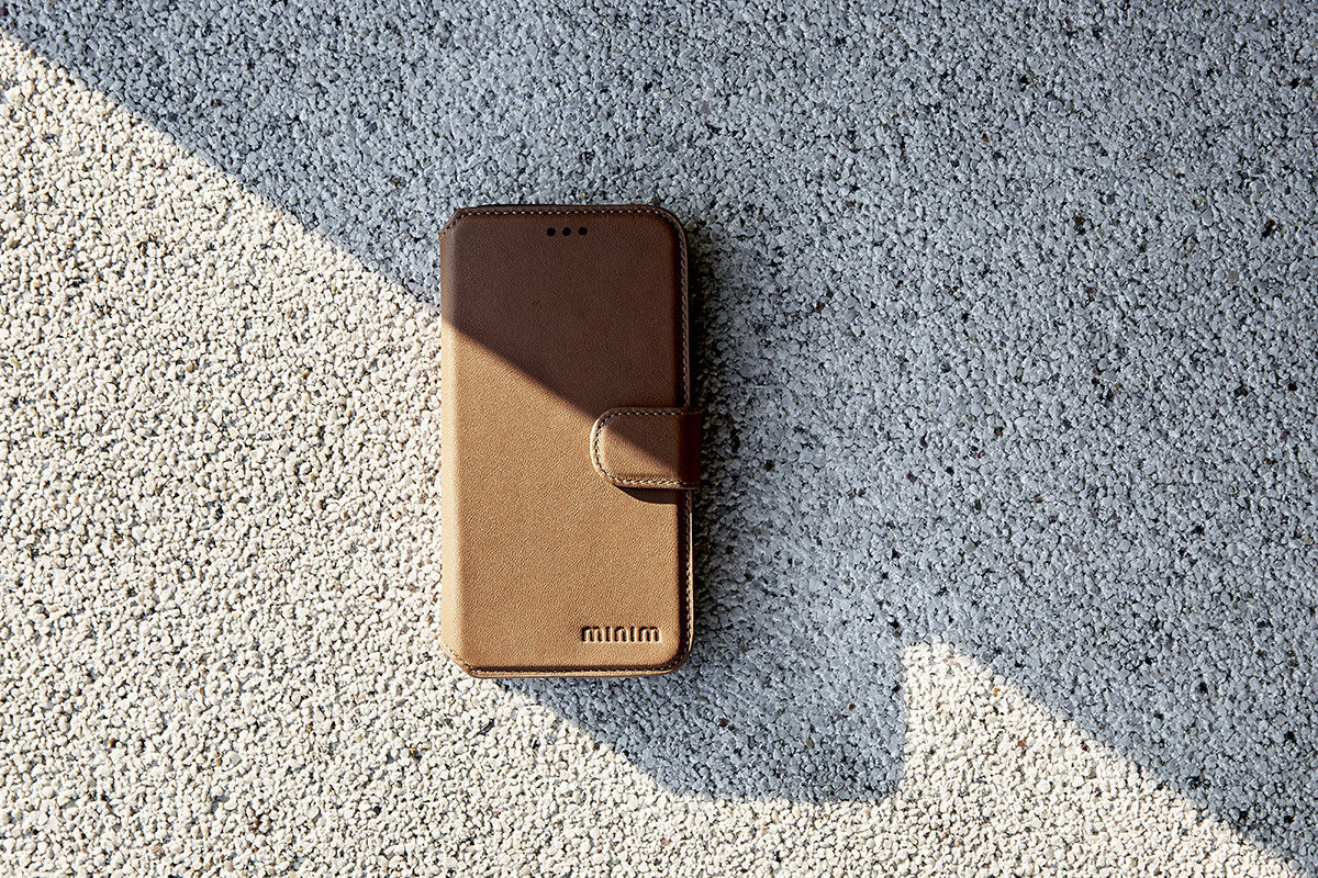 Minim 2-in-1 Samsung S20 Ultra Hoesje Book Case en Back Cover Bruin afbeelding 4
