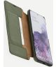 Minim Samsung Galaxy S20 Hoesje Echt Leer Book Case Groen