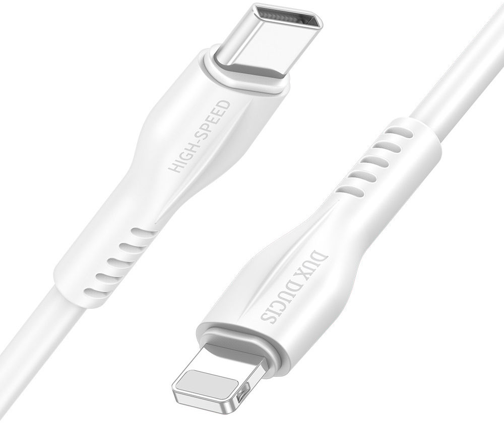 Dux Ducis 20W USB-C naar Apple Lightning Oplaad Kabel 1 Meter Wit afbeelding 10