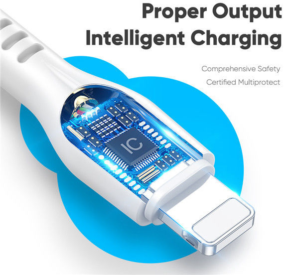 Dux Ducis 20W USB-C naar Apple Lightning Oplaad Kabel 1 Meter Wit afbeelding 8