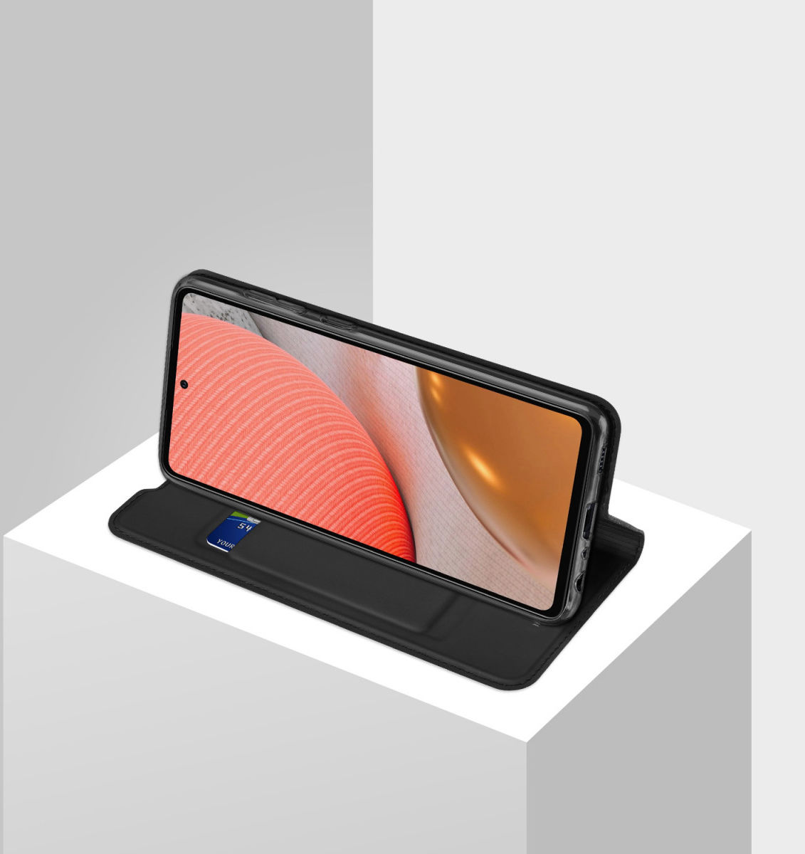 Dux Ducis Skin Pro Series Samsung Galaxy A72 Hoesje Book Case Zwart afbeelding 11