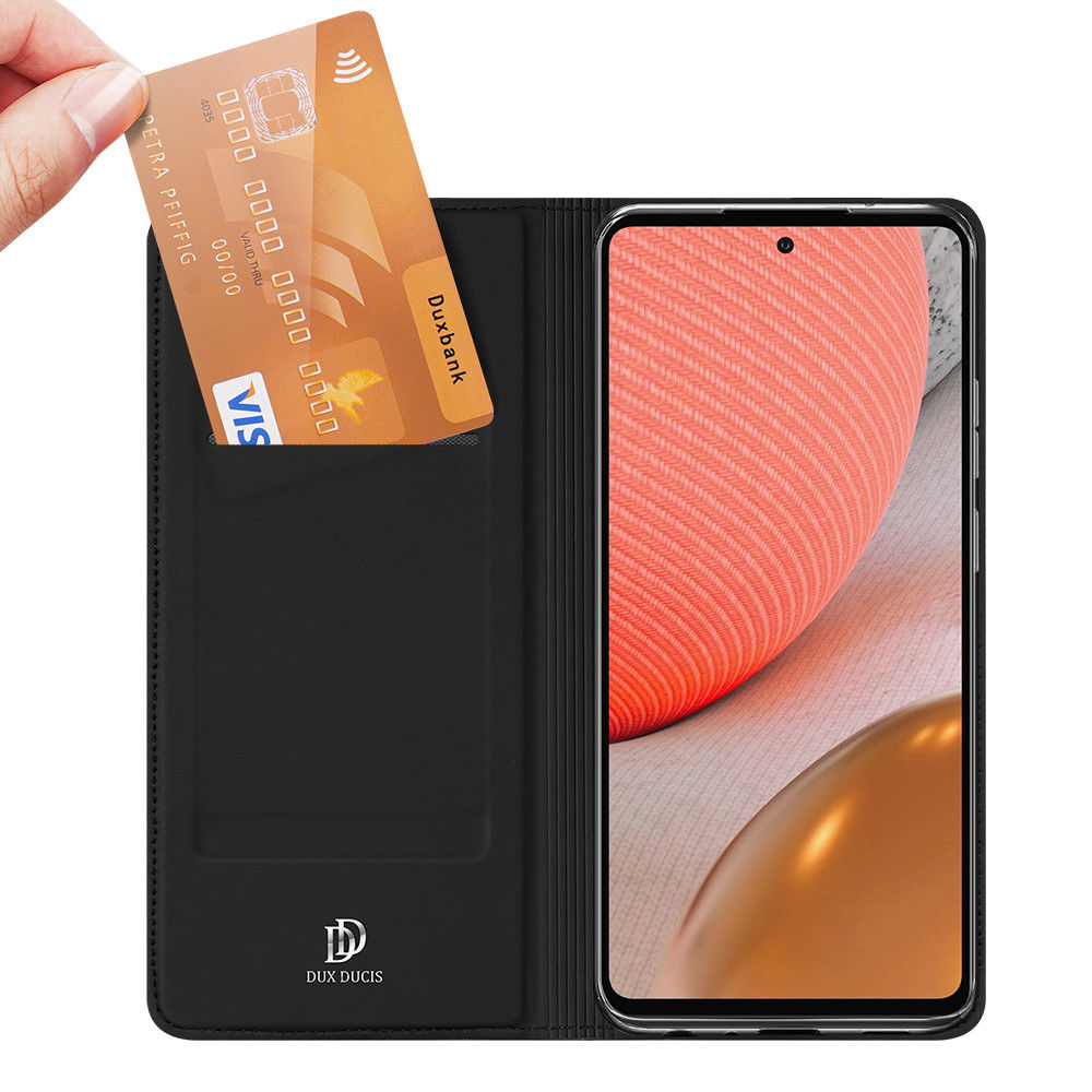 Dux Ducis Skin Pro Series Samsung Galaxy A72 Hoesje Book Case Zwart afbeelding 2