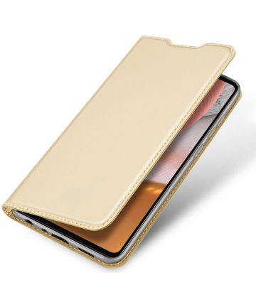 Dux Ducis Skin Pro Series Samsung Galaxy A72 Hoesje Book Case Goud Hoesjes