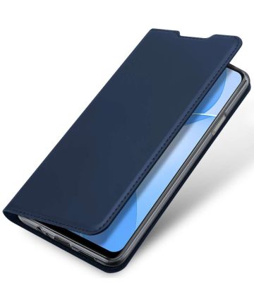 Dux Ducis Skin Pro Series Oppo A73 5G Hoesje Book Case Blauw Hoesjes