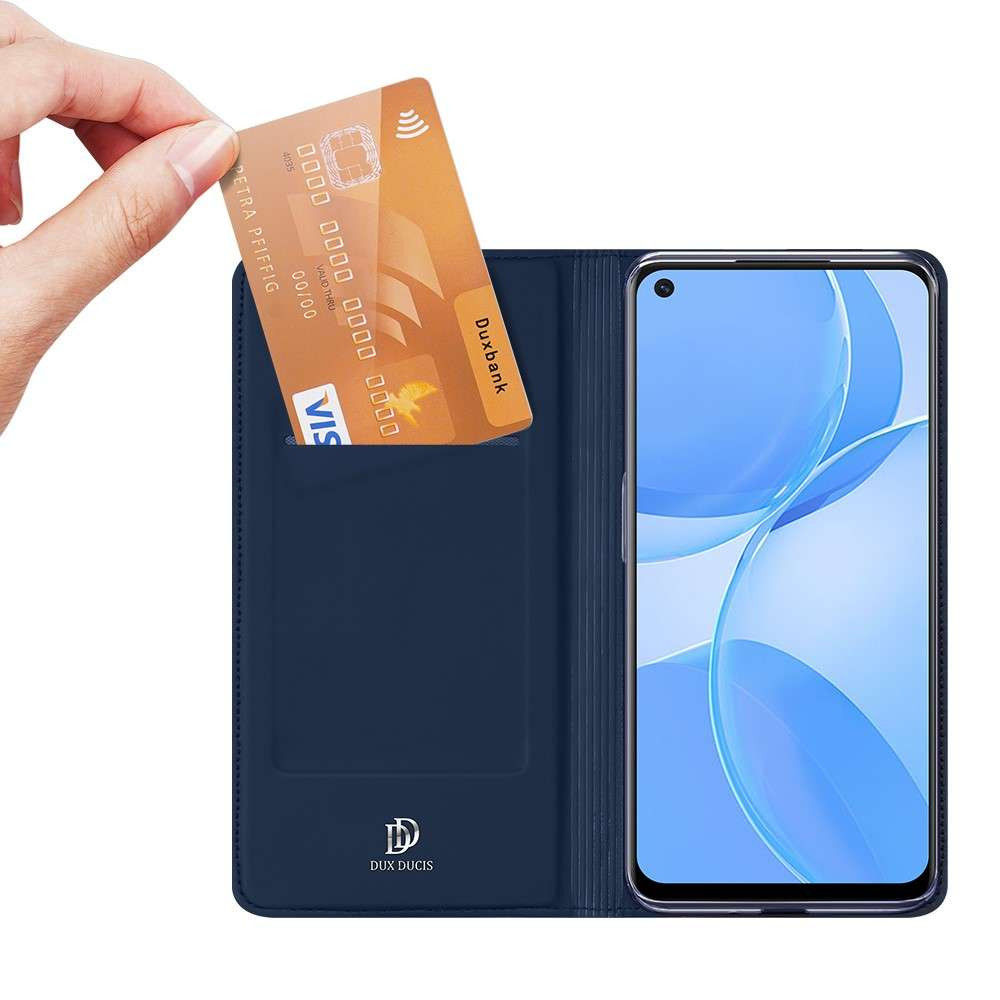 Dux Ducis Skin Pro Series Oppo A73 5G Hoesje Book Case Blauw afbeelding 2