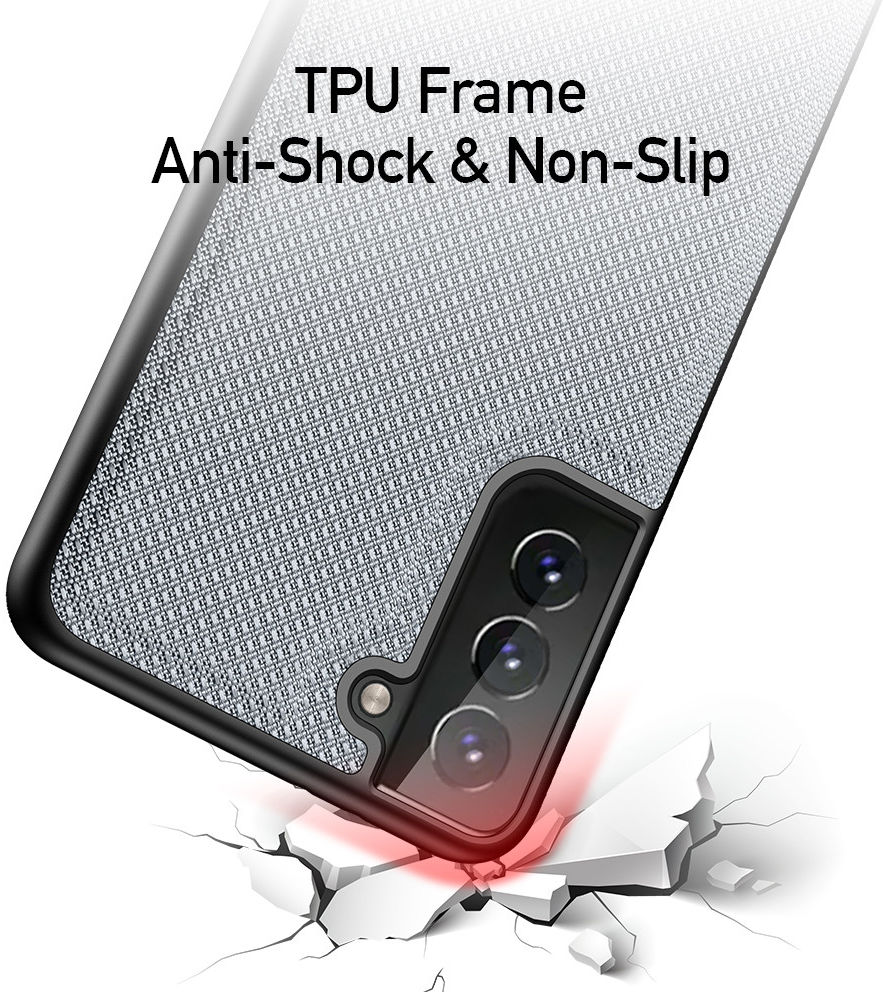 Dux Ducis Fino Series Samsung Galaxy S21 Hoesje Back Cover Blauw afbeelding 5