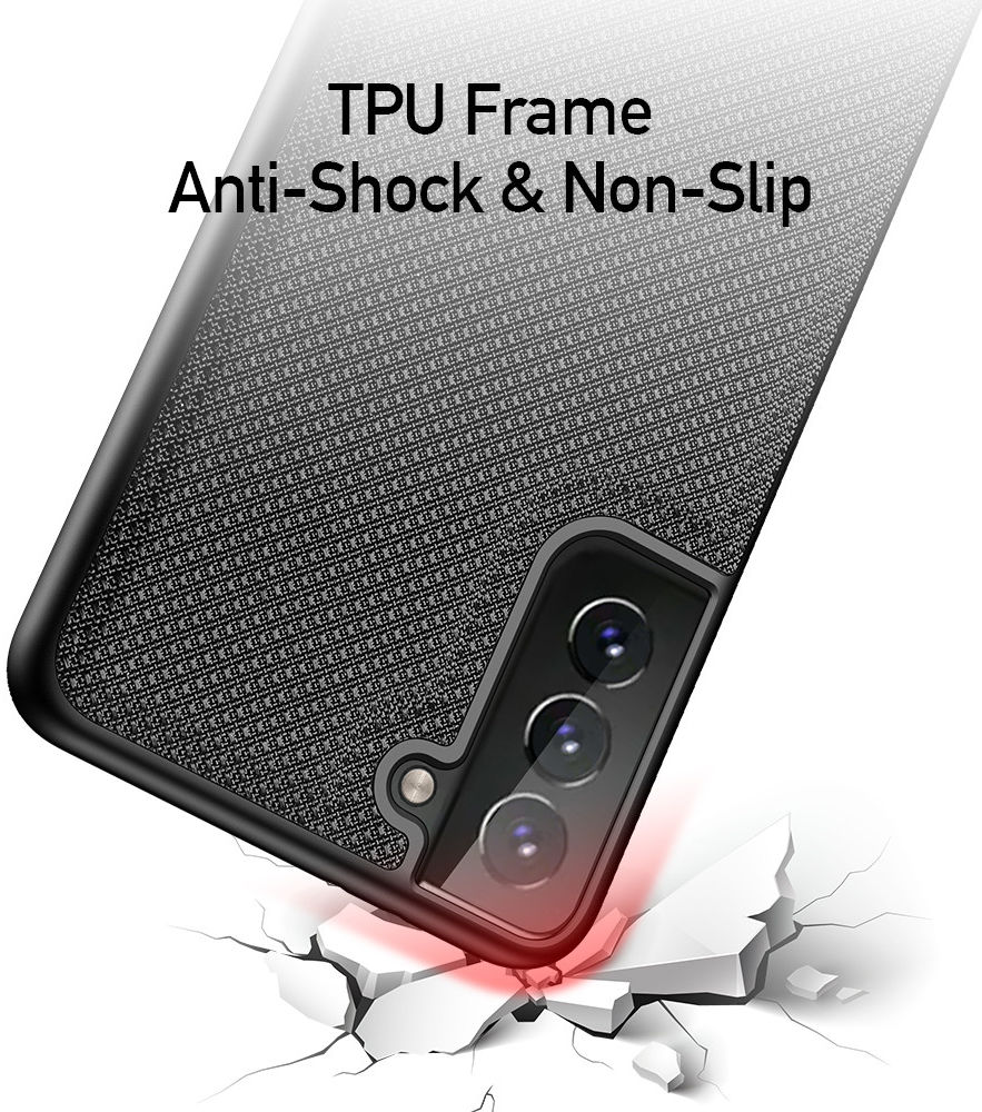 Dux Ducis Fino Series Samsung Galaxy S21 Plus Hoesje Back Cover Zwart afbeelding 5