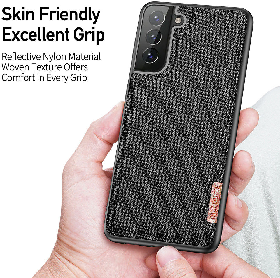 Dux Ducis Fino Series Samsung Galaxy S21 Plus Hoesje Back Cover Zwart afbeelding 6