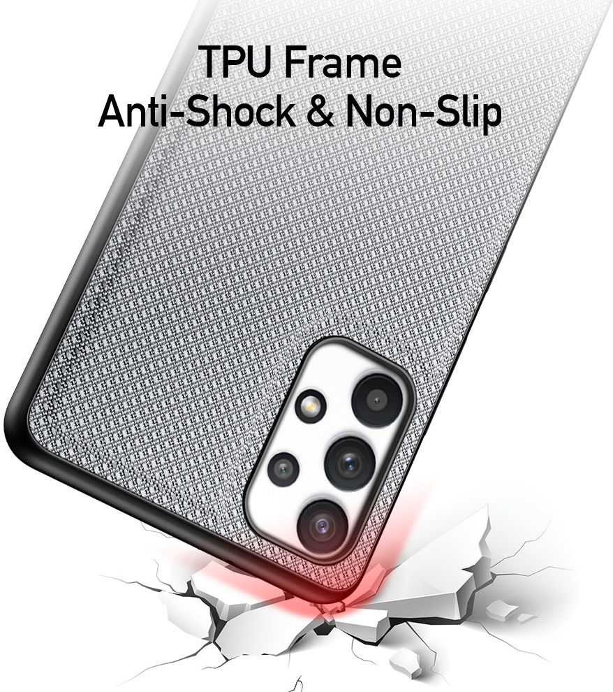 Dux Ducis Fino Series Samsung Galaxy A32 5G Hoesje Back Cover Blauw afbeelding 7