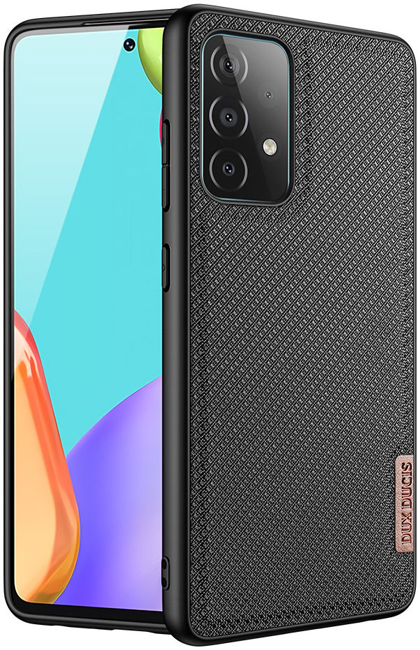 Dux Ducis Fino Series Samsung Galaxy A52(s) Hoesje Back Cover Zwart afbeelding 1